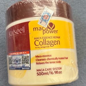 Maca Power Hair Conditioner - Yellow and Brown